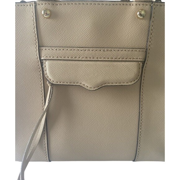REBECCA MINKOFF Leather Tote Crossbody Bag Detachable Shoulder Strap EXcellent - Picture 8 of 14